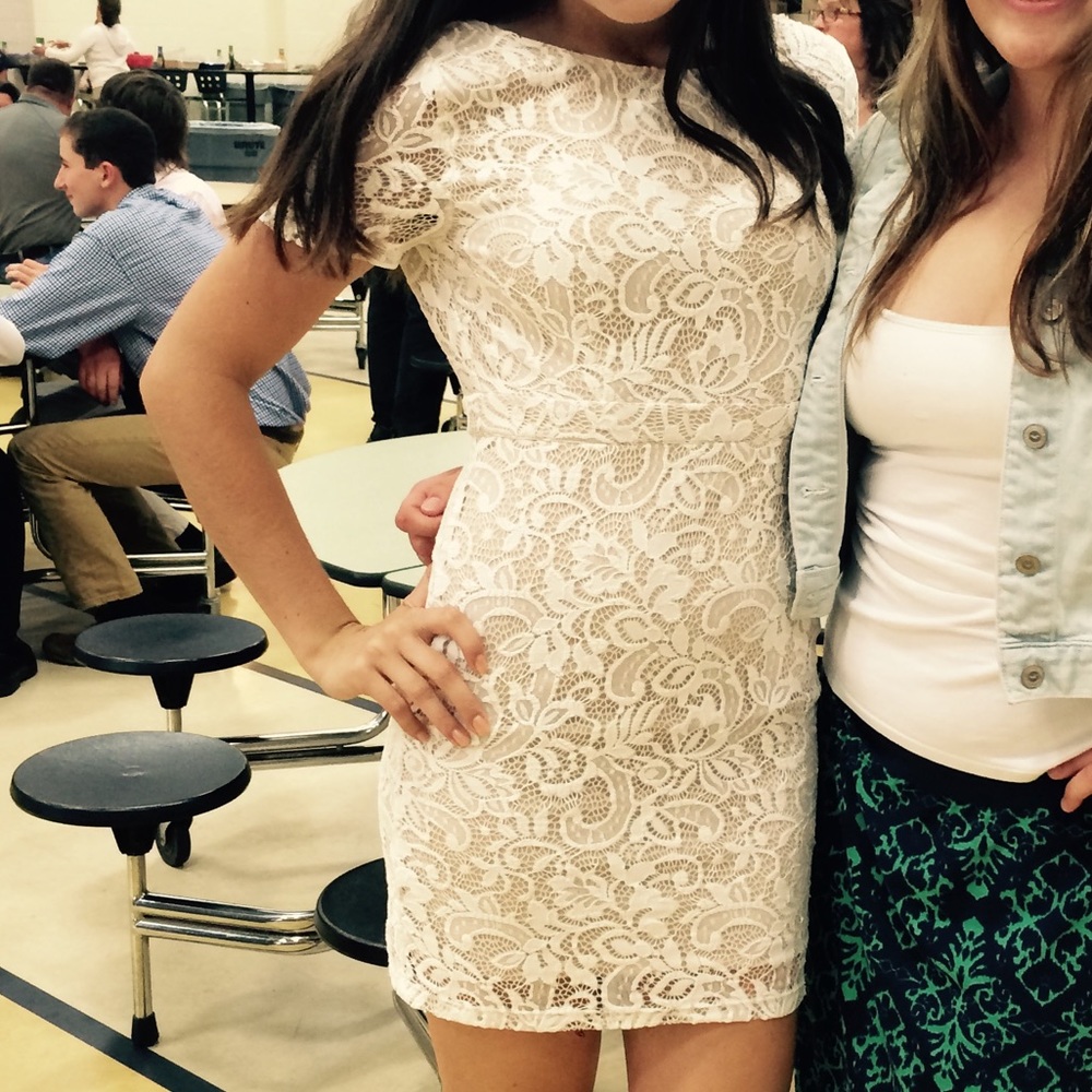 White Lace Dress